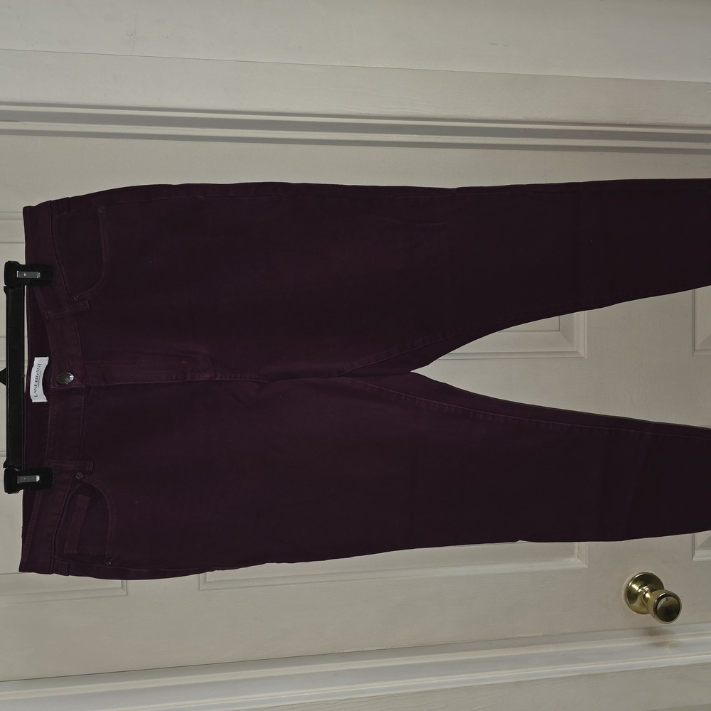 Women's Dark Red Jeans